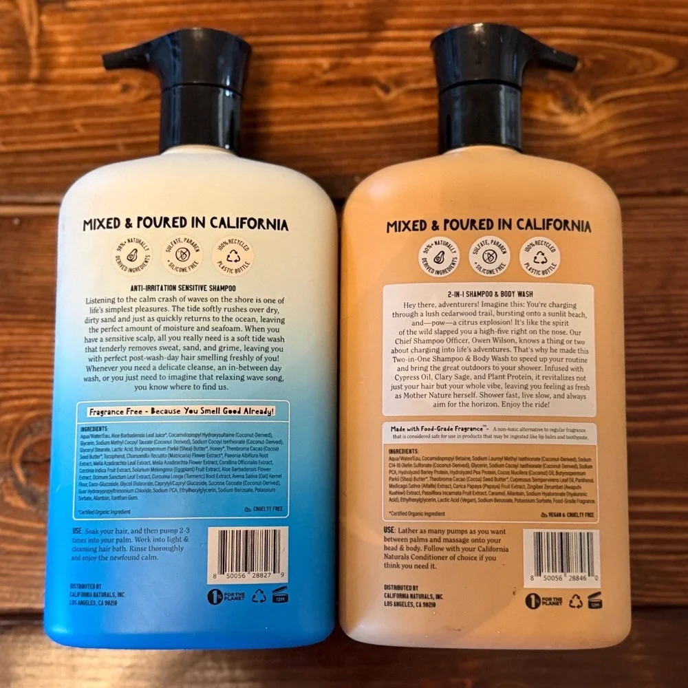 California Naturals Shampoo and Body Wash New Bundle